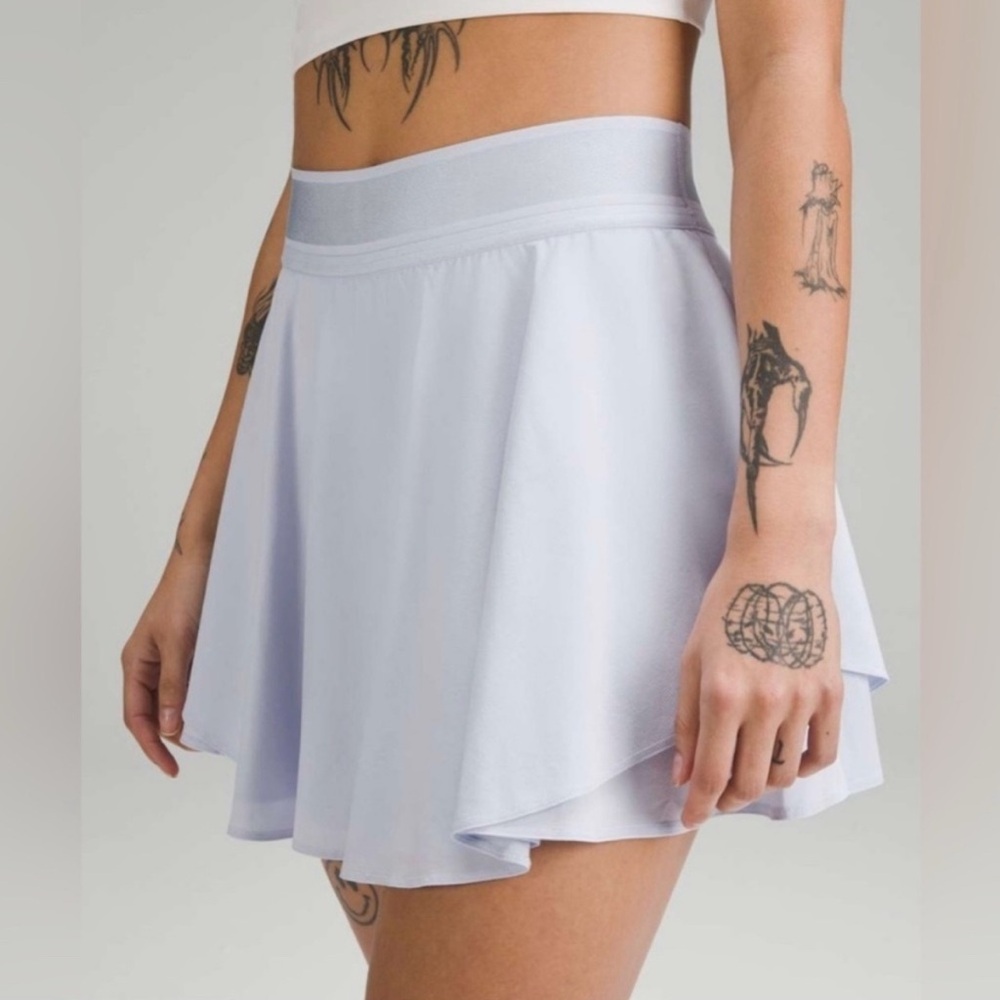 Lululemon Court Rival High-Rise Tennis Skirt Tall
Pastel blue
Size 14